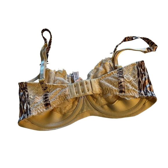 Dream Angels Push Up Without Padding Leopard‎ Print Victoria Secret 32D Bra New - Picture 2 of 7